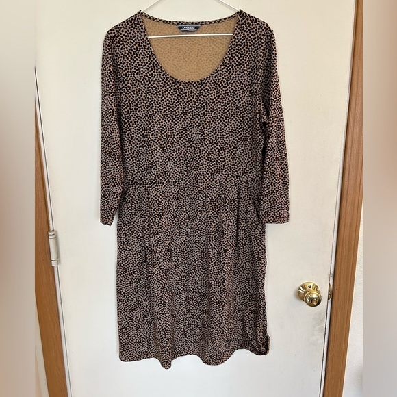 Lands End Medium Animal Print Dress - Picture 1 of 9